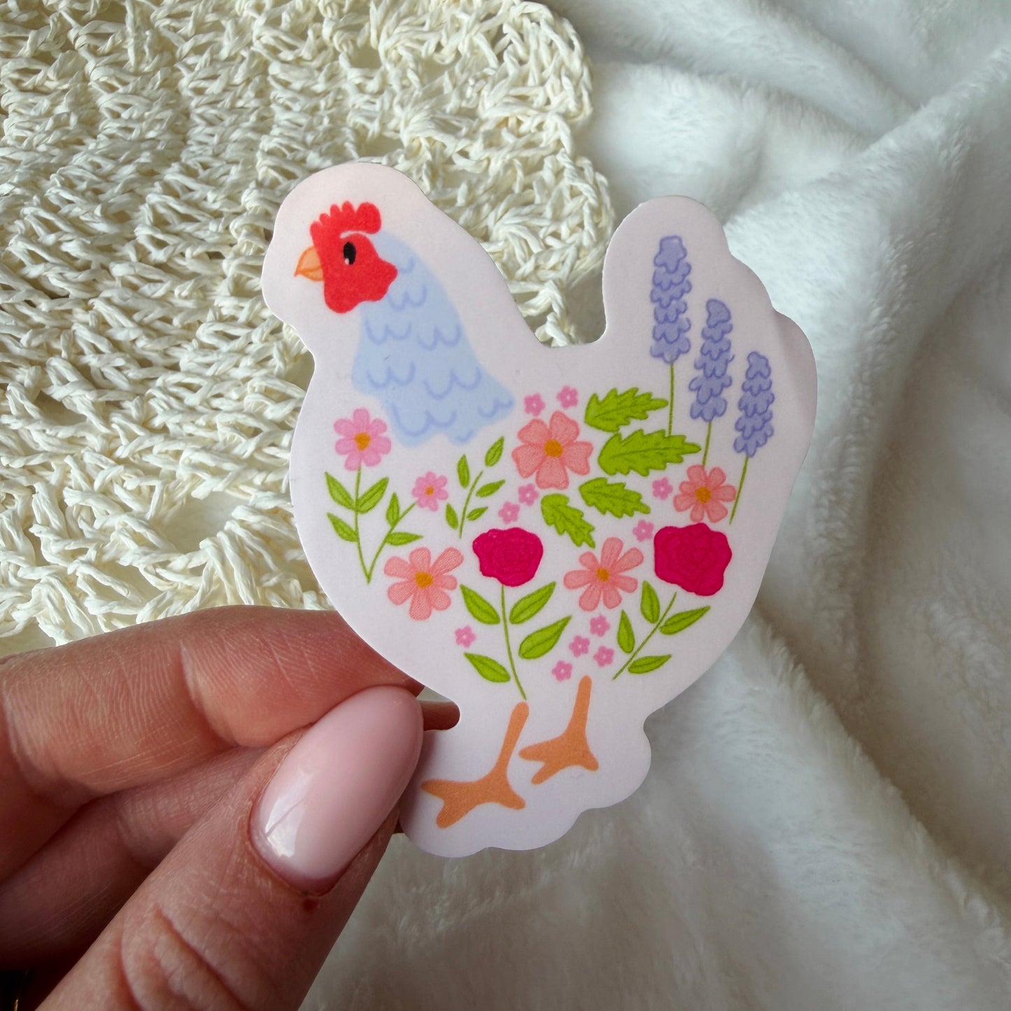FLORAL CHICKEN