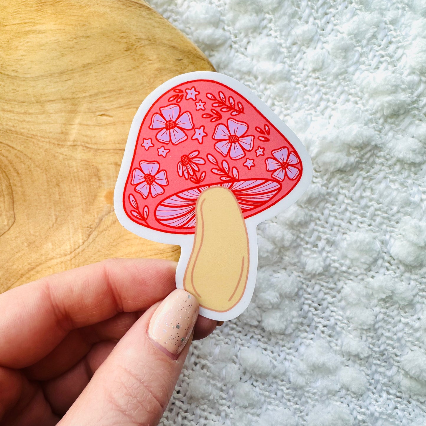 FLORAL DOODLE MUSHROOM