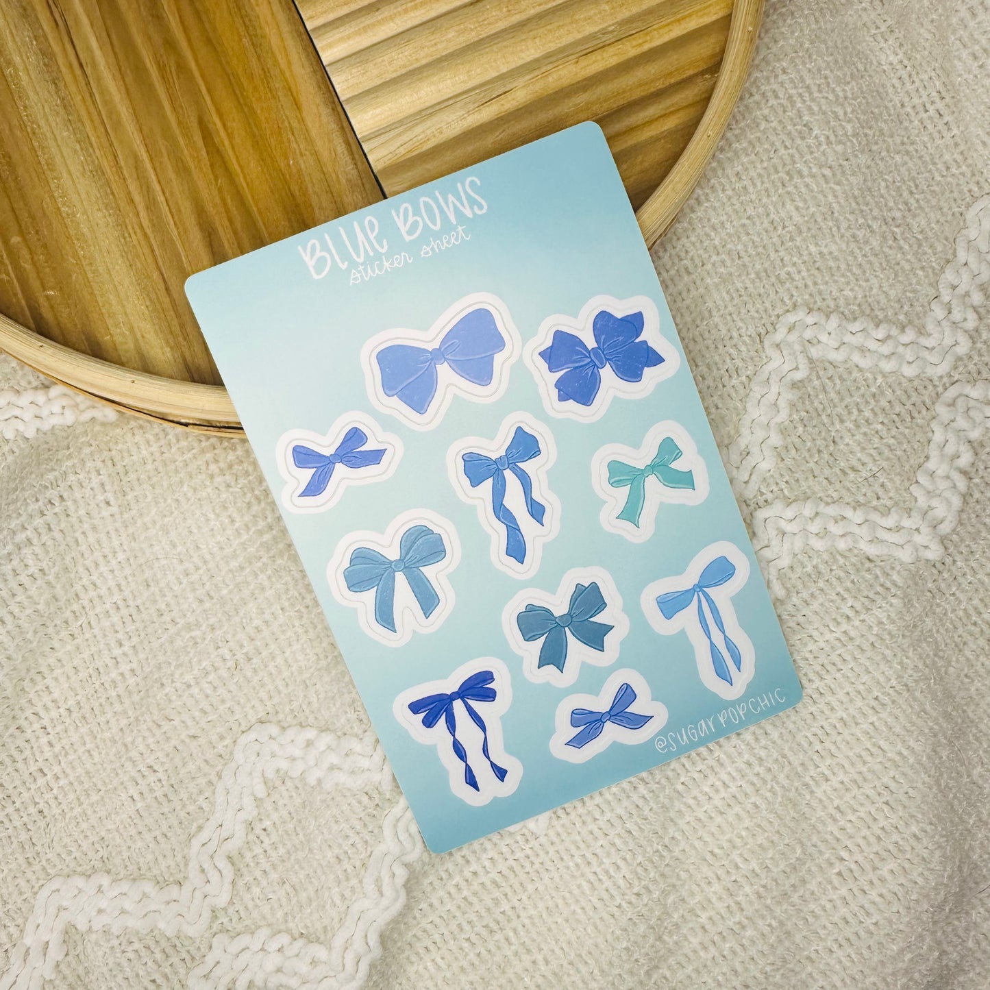BLUE BOWS
