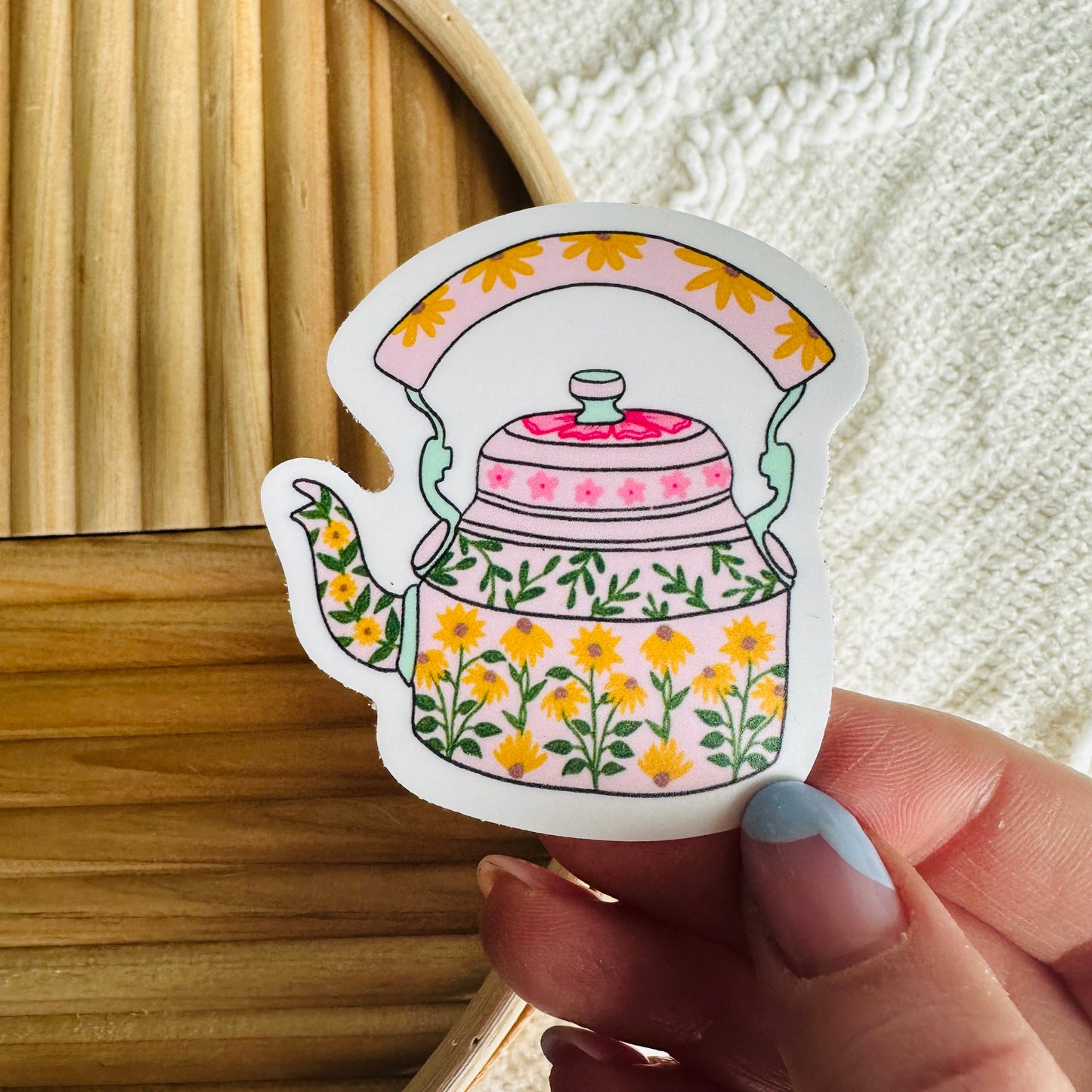 FLORAL TEAPOT