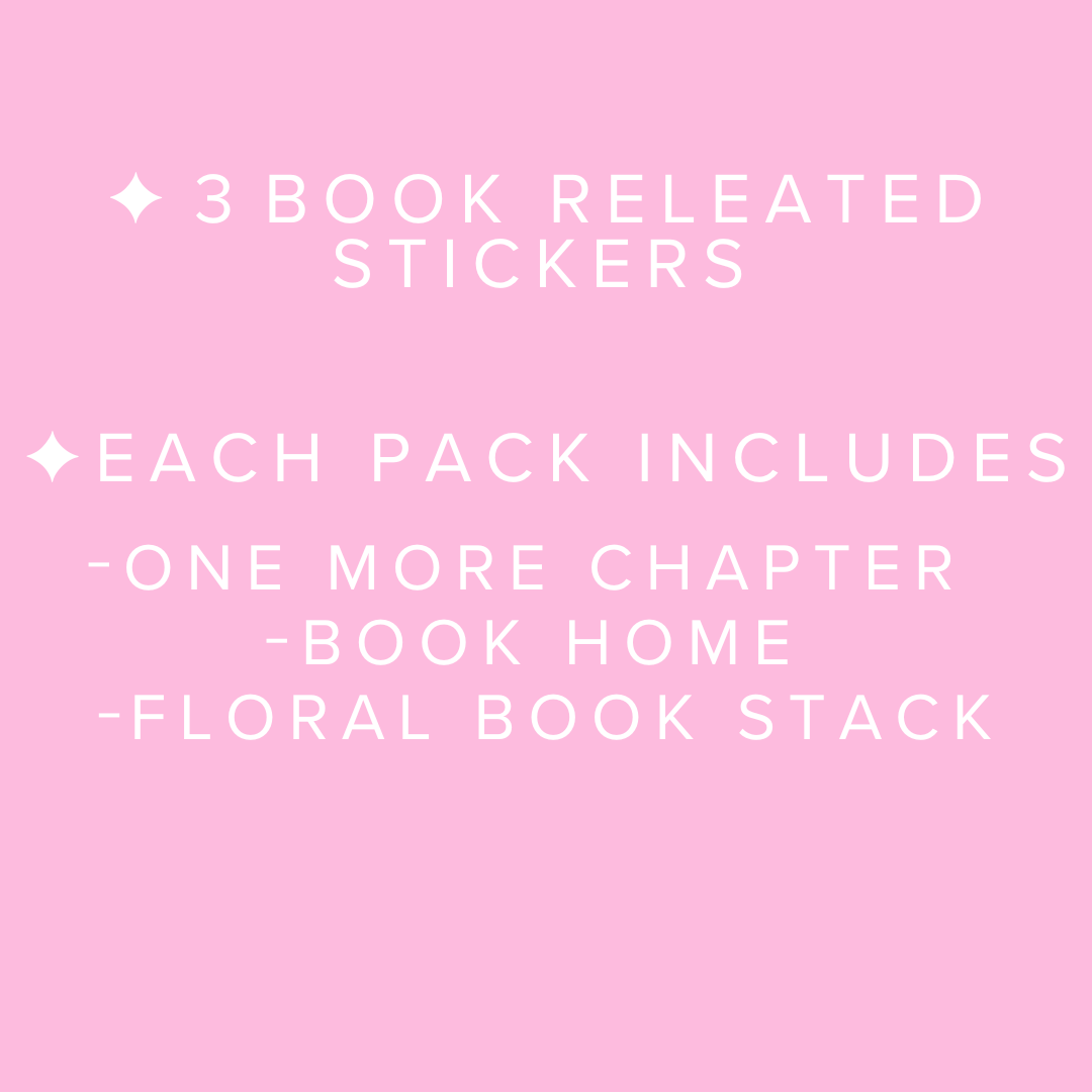 BOOK LOVER STICKER BUNDLE