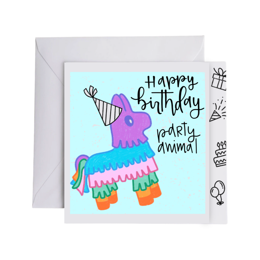 HAPPY BIRTHDAY PARTY ANIMAL