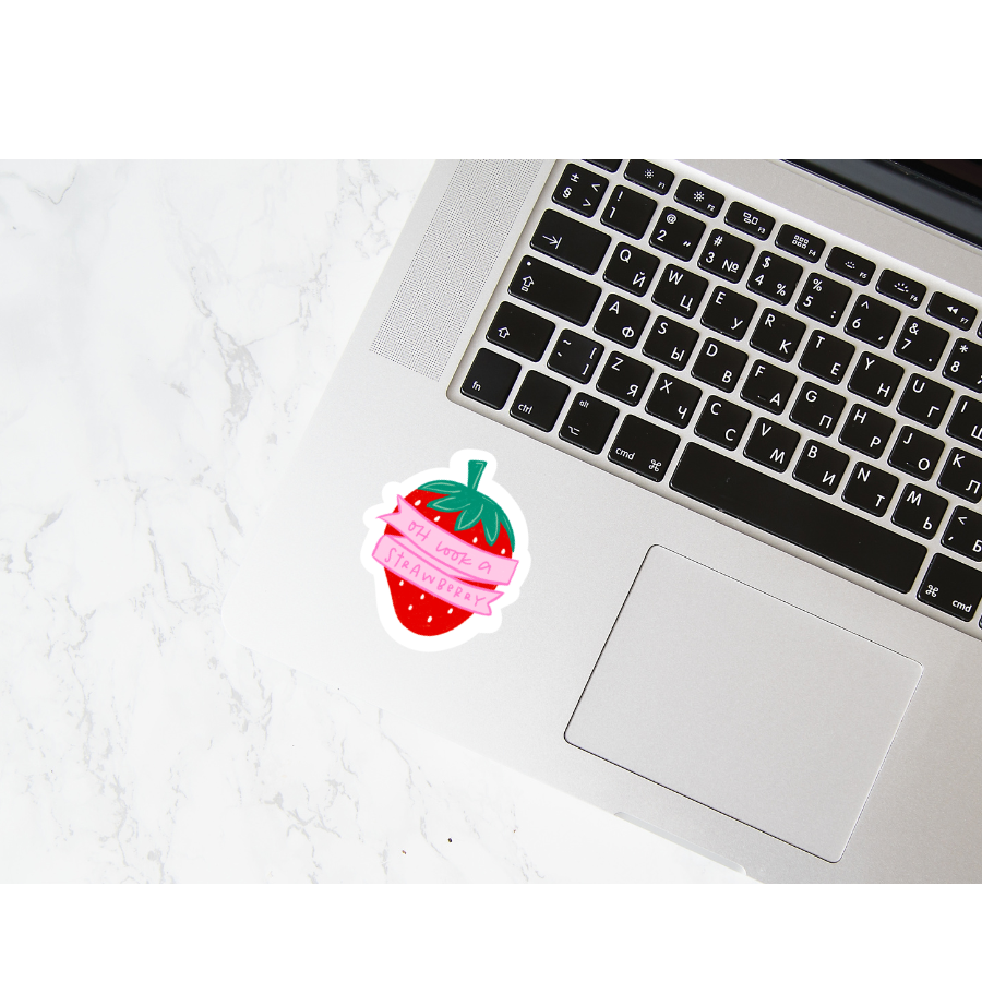 OH LOOK A STRAWBERRY!