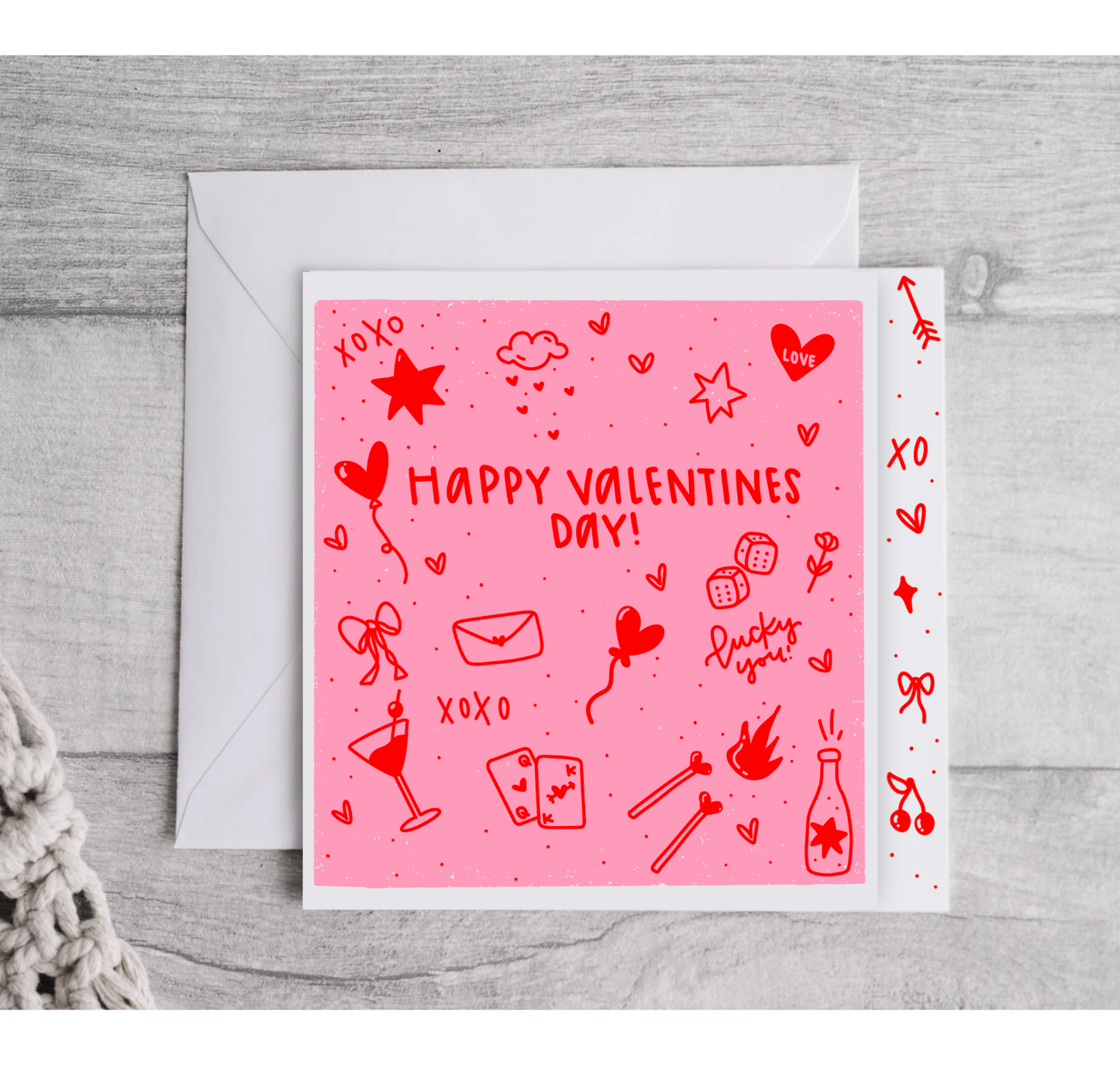 HAPPY VALENTINE'S DAY MONOCHROMATIC