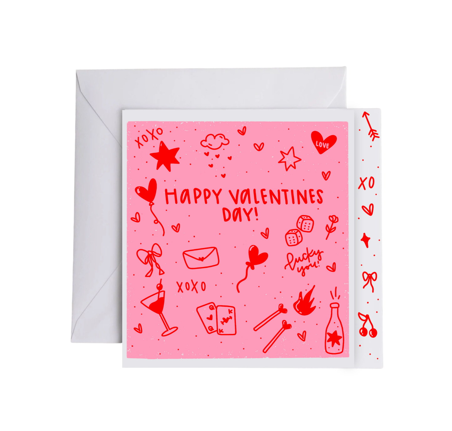 HAPPY VALENTINE'S DAY MONOCHROMATIC