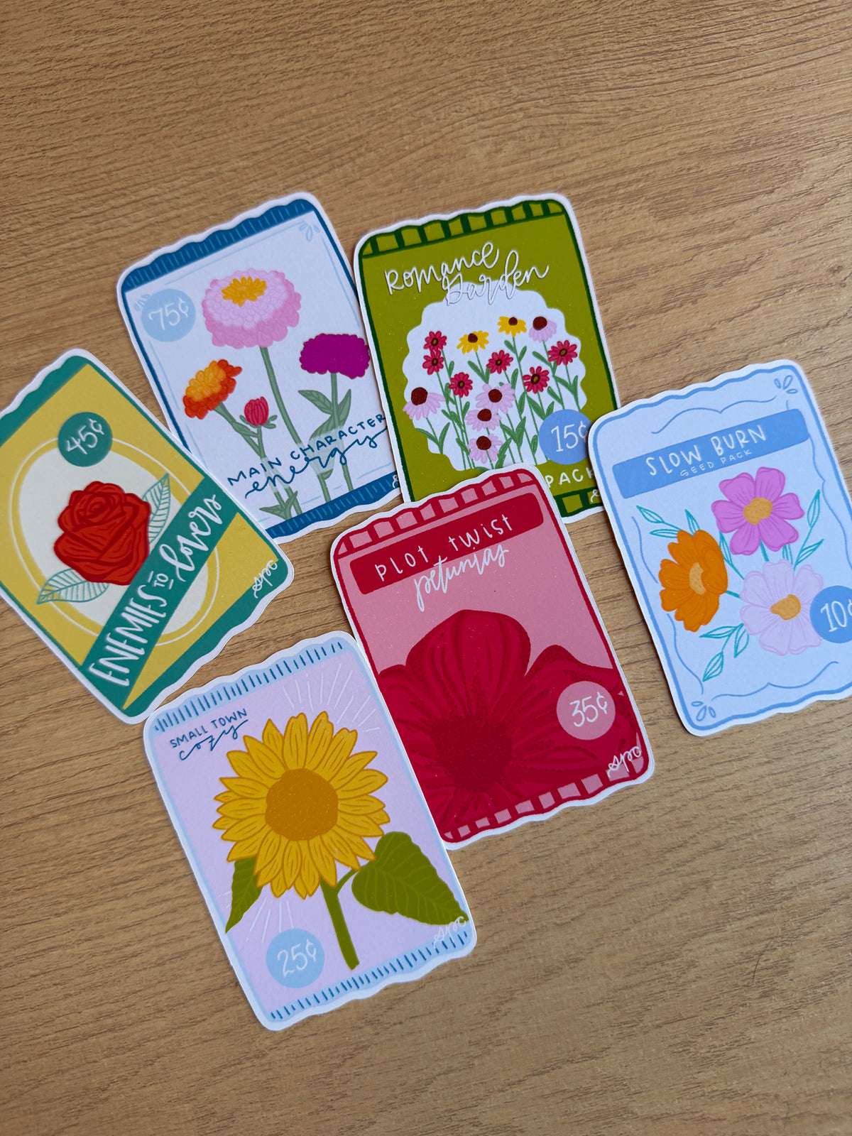 Mini Seed Packet Bookmark Bundle